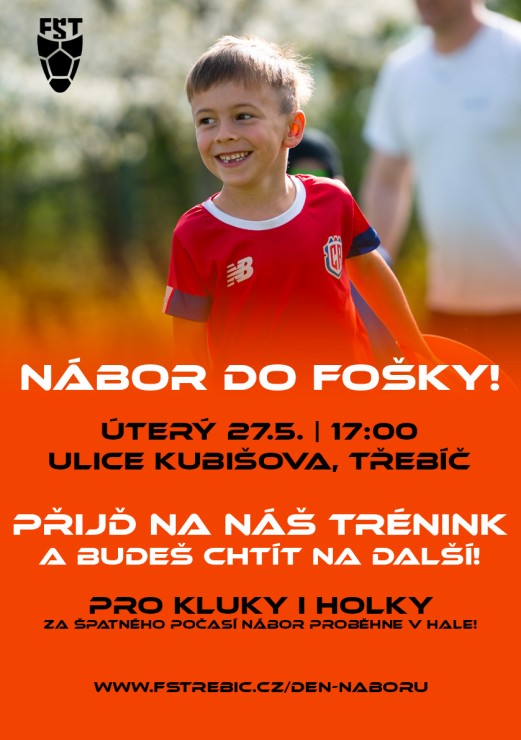 Den náboru - Fotbalová škola Třebíč Den náboru - Fotbalová škola Třebíč
