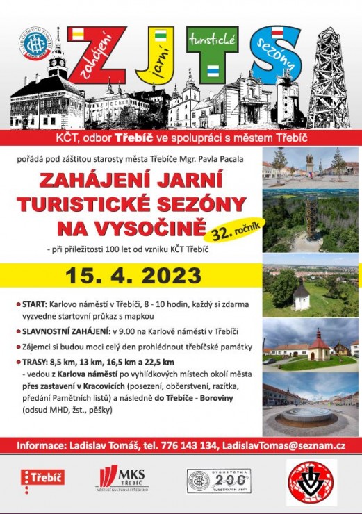 Zahájení jarní turistické sezóny na Vysočině